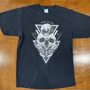 Shane Dawson Skull Death moth shirt mens Grunge Tattoo Goth Port & Company MED